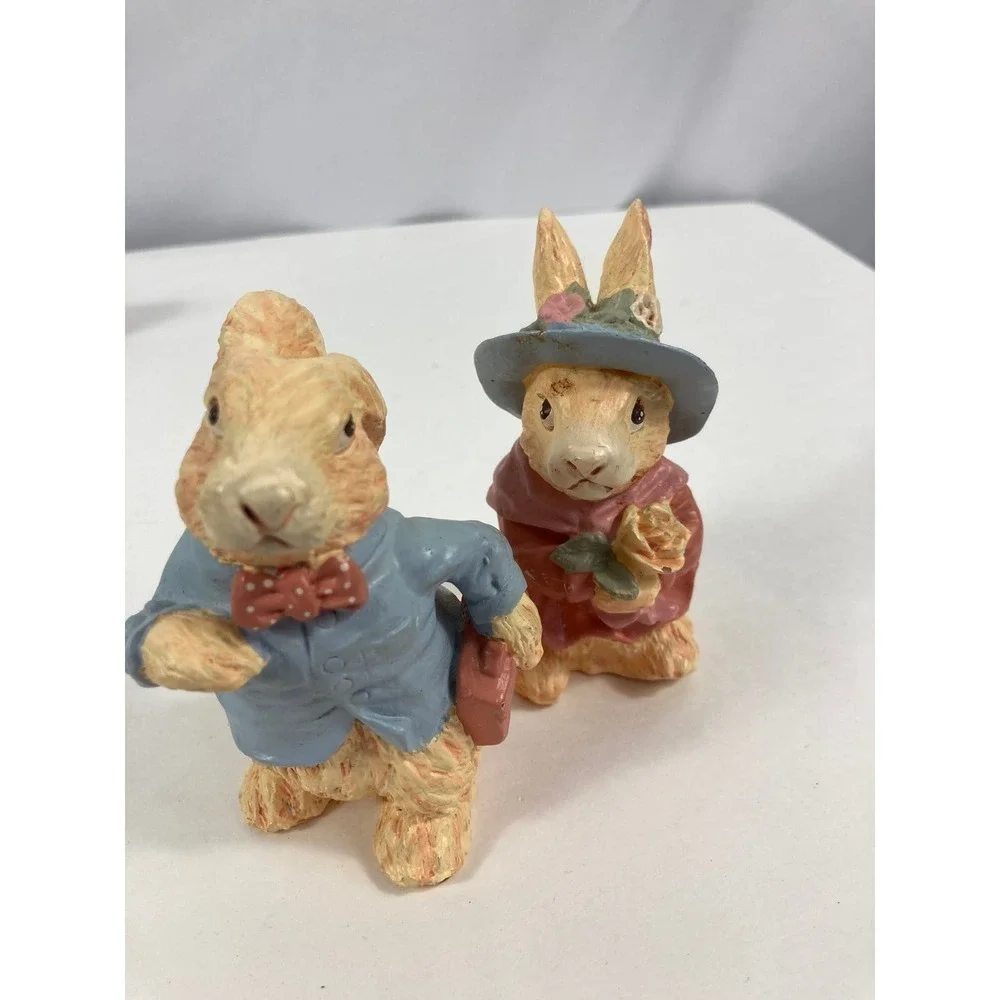 Vintage Set of Easter Rabbits